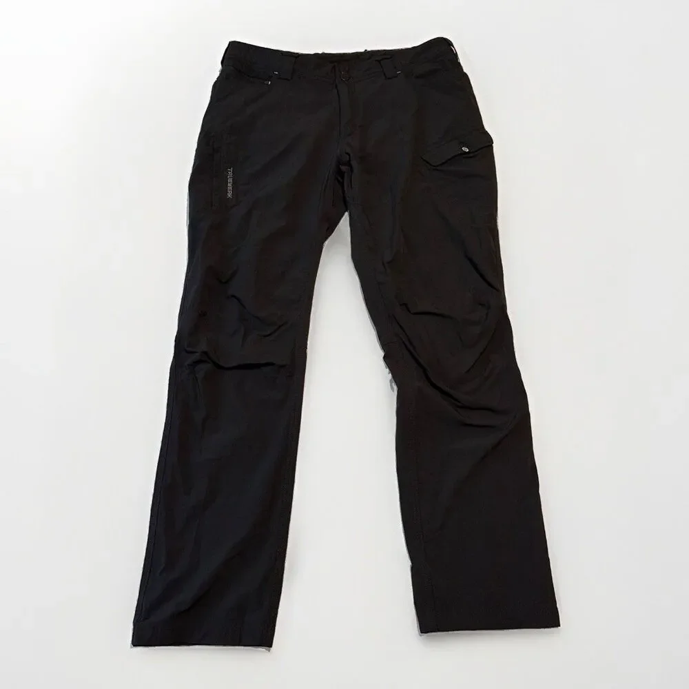 Truewerk T1 Werkpant Mens 38 x 34 Black Technical Work Cargo Pants Stretch